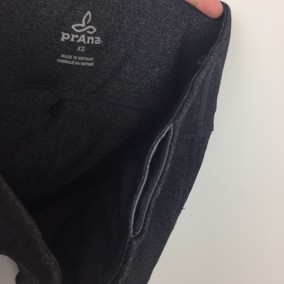 PrAna Heather Gray Deco Crop Capri Leggings sz XS - Picture 6 of 7